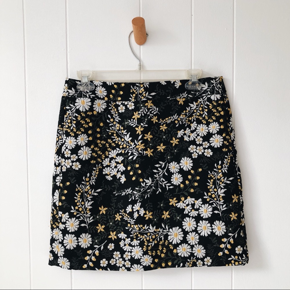 Loft Floral Mini Skirt
